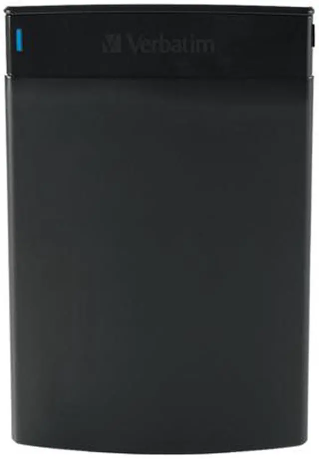 Alt view image 2 of 6 - Verbatim CLON 250GB USB 2.0 Portable Hard Drive 97063 Black