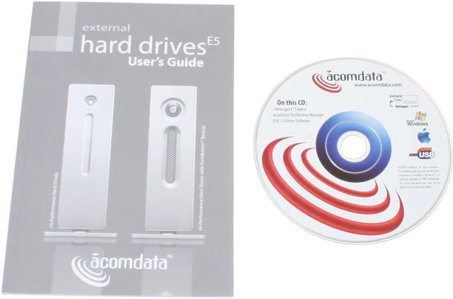 acomdata E5 250GB USB 2.0 / Firewire400 3.5