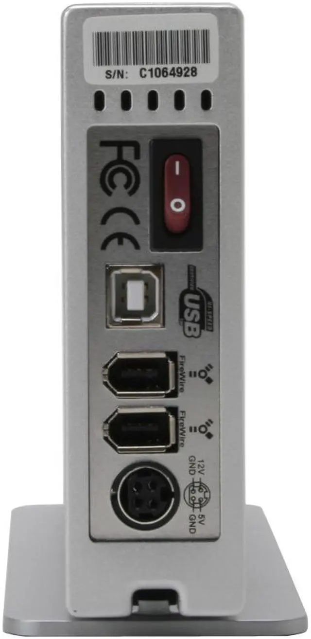 Alt view image 3 of 6 - acomdata E5 500GB USB 2.0 / Firewire400 3.5" External Hard Drive HD500UFAPE5-72