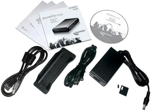 Alt view image 6 of 7 - acomdata PureDrive 500GB USB 2.0 / eSATA 3.5" External Hard Drive PDHD500USE-72