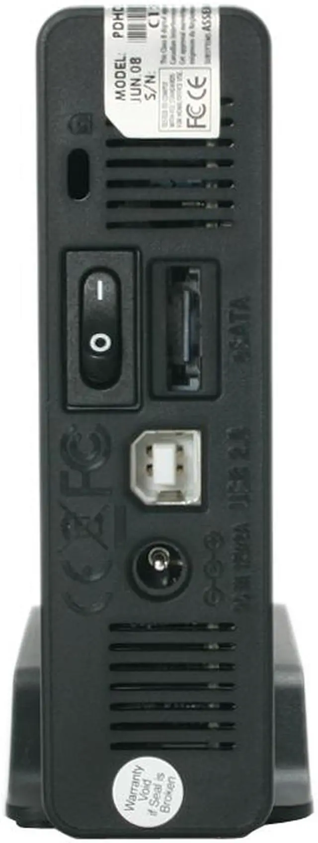 Alt view image 4 of 7 - acomdata PureDrive 320GB USB 2.0 / eSATA 3.5" External Hard Drive PDHD320USE-72