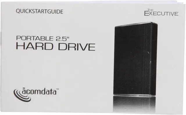 Alt view image 6 of 7 - acomdata Executive 320GB USB 2.0 / eSATA 2.5" External Hard Drive PD320USE-BL