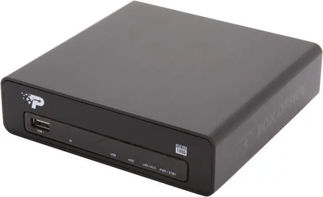 Main image of Patriot PBO Core Box Office All-in-one 1080p Full HD Media Player with HDMI PCMPBO25 Black