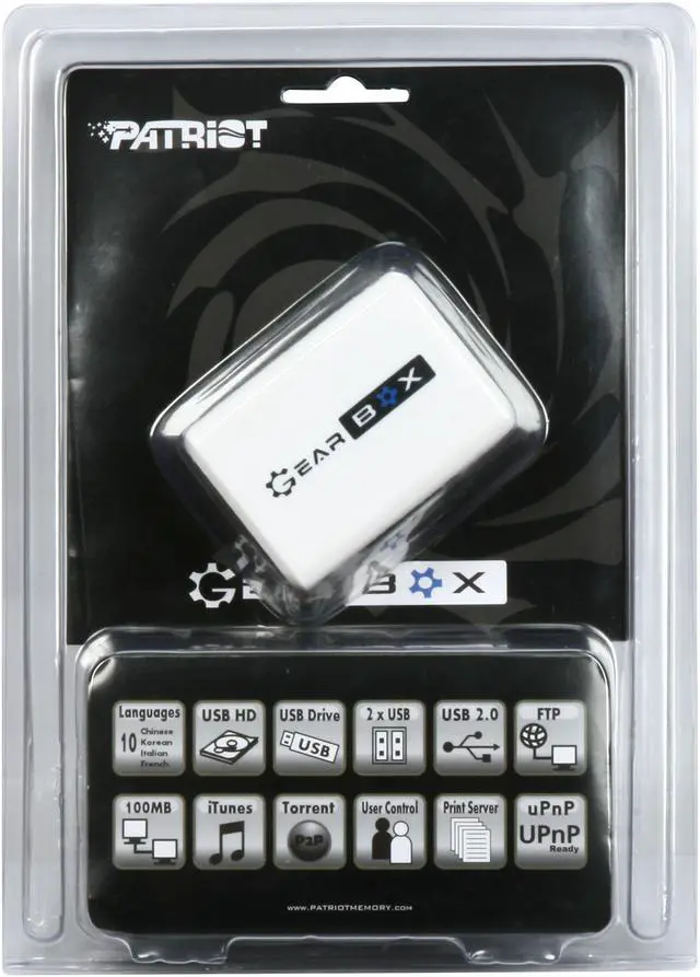 Alt view image 7 of 7 - Patriot PCNASGB-W GearBox NAS Adapter