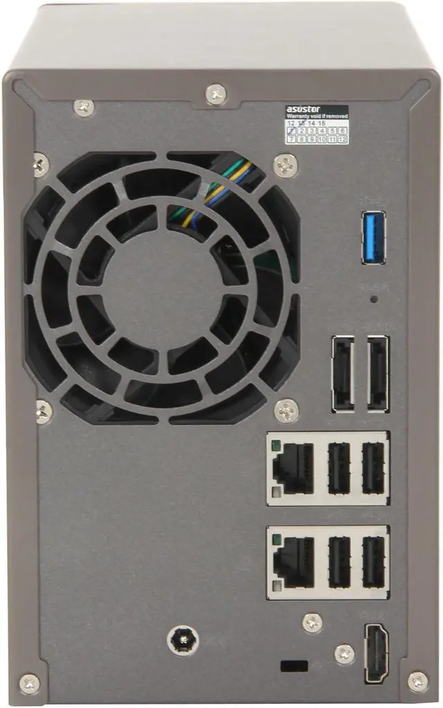 Alt view image 4 of 5 - Asustor AS-602T Diskless System Network Storage