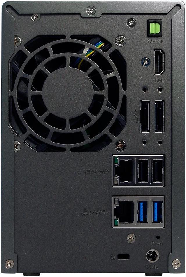 Alt view image 7 of 7 - Asustor AS6202T, 2-Bay NAS (Diskless), Intel Celeron 1.6 GHz Quad-Core, 4GB RAM