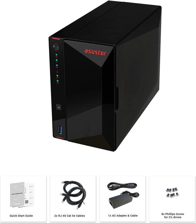 Asustor AS5202T 2 Bay Nimbustor 2 Desktop NAS (Diskless) - Newegg.com