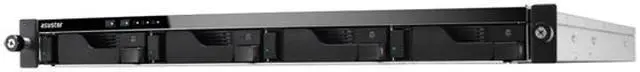 Alt view image 4 of 6 - Asustor AS6504RD 4 Bay Lockerstor 4RD 1U Rackmount NAS w/ Redundant Power Supply (Diskless)