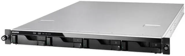 Alt view image 2 of 6 - Asustor AS6504RD 4 Bay Lockerstor 4RD 1U Rackmount NAS w/ Redundant Power Supply (Diskless)