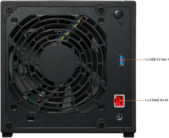 Alt view image 9 of 9 - Asustor AS1104T 4 Bay Drivestor 4 Desktop NAS (Diskless)