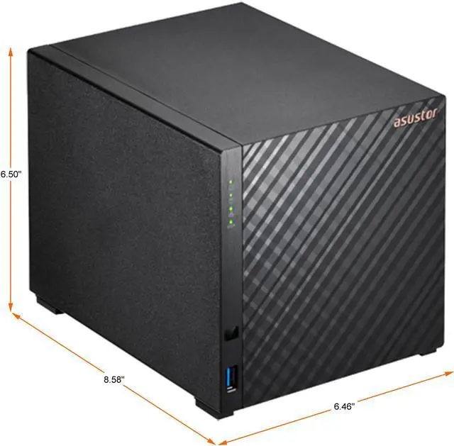 Alt view image 6 of 9 - Asustor AS1104T 4 Bay Drivestor 4 Desktop NAS (Diskless)