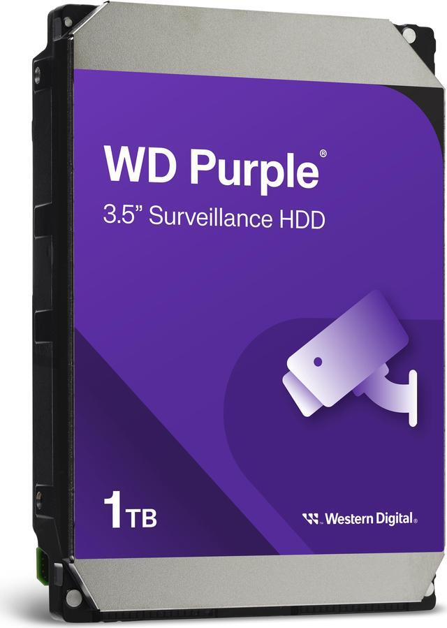 Alt view image 2 of 6 - WD Purple 1TB Surveillance Hard Disk Drive - 5400 RPM Class SATA 6Gb/s 64MB Cache 3.5 Inch WD10PURZ