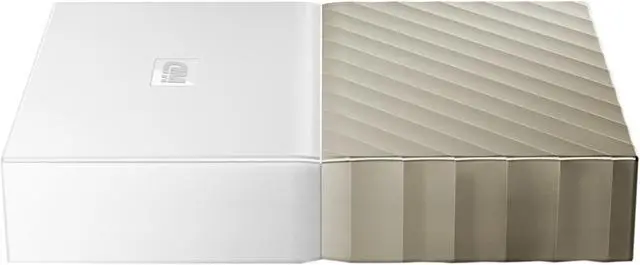 Alt view image 6 of 7 - WD 4TB My Passport Ultra Portable Storage with Metal Finish USB 3.0 Model WDBFKT0040BGD-WESN White - Gold