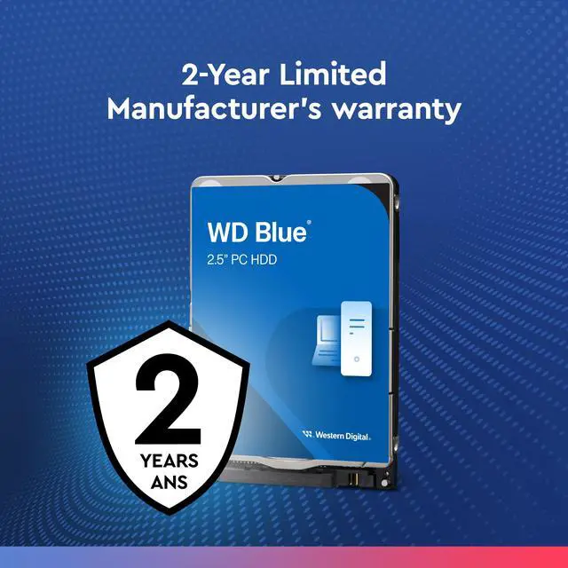 Alt view image 7 of 6 - WD Blue 1TB 5400 RPM 128MB Cache SATA 6.0Gb/s 2.5" Mobile Hard Drive WD10SPZX
