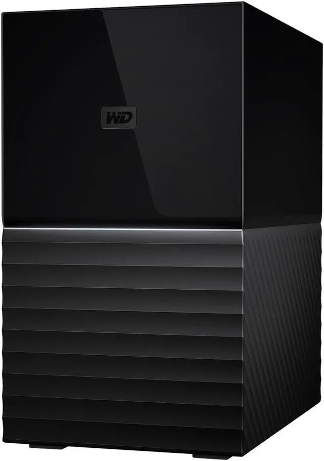 Alt view image 3 of 8 - WD My Book Duo 12TB USB 3.1 External Hard Drive WDBFBE0120JBK-NESN Black