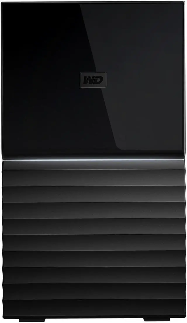 Alt view image 2 of 8 - WD My Book Duo 12TB USB 3.1 External Hard Drive WDBFBE0120JBK-NESN Black