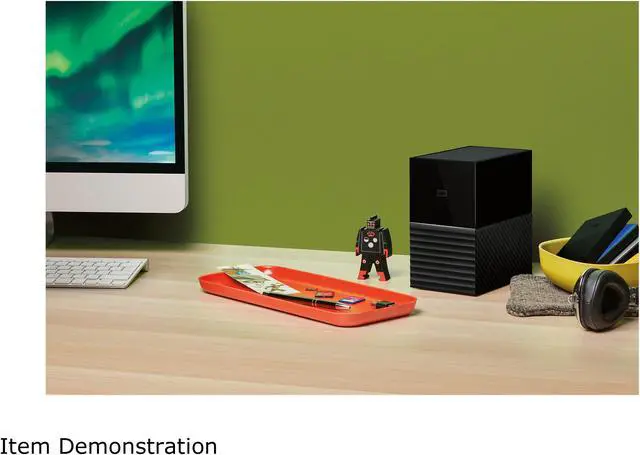 Alt view image 9 of 10 - WD 20TB My Book Duo Desktop RAID External Hard Drive 256-Bit AES Encryption - USB 3.2 Gen1 (WDBFBE0200JBK-NESN)