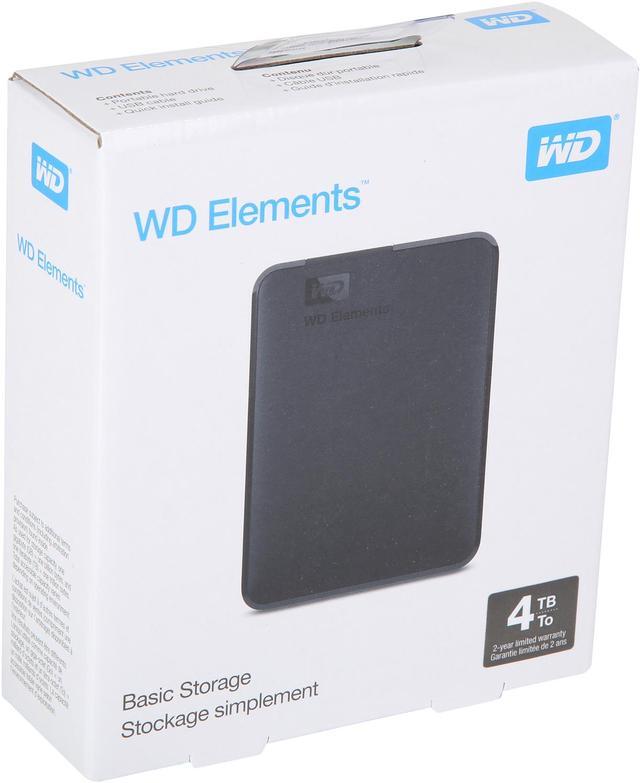 Alt view image 5 of 5 - WD 4TB Elements USB 3.0 2.5" Portable External Hard Drive WDBU6Y0040BBK-WESN Black