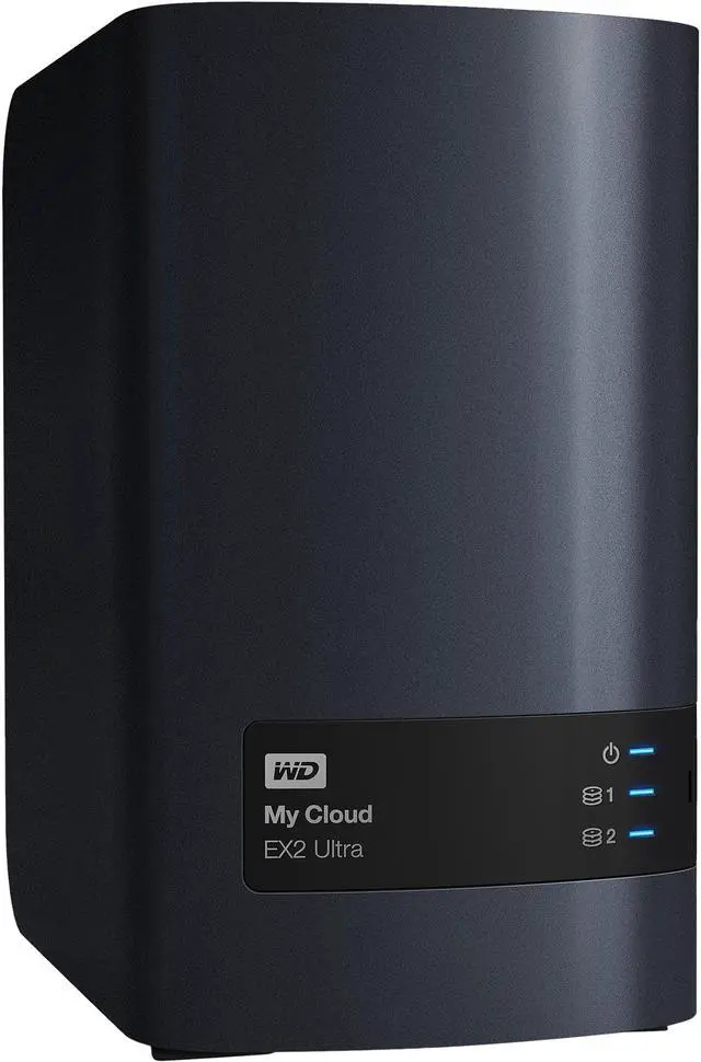 Main image of WD 20TB My Cloud EX2 Ultra Network Attached Storage - WDBVBZ0200JCH-NESN