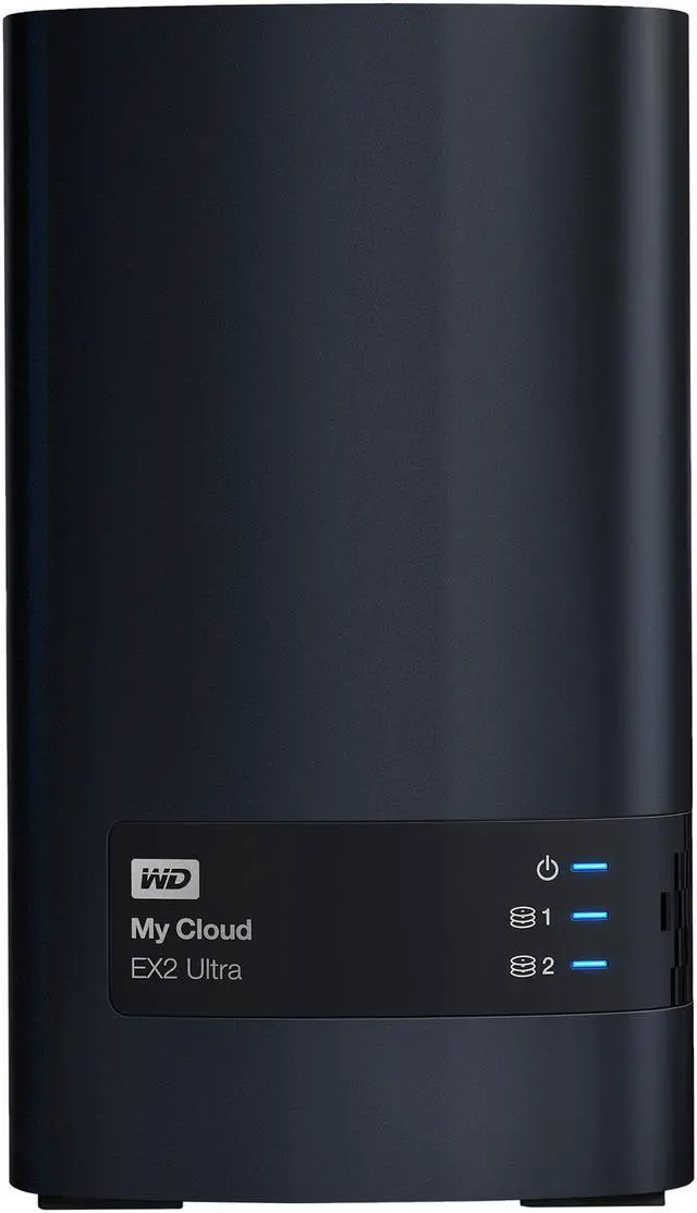 Alt view image 2 of 6 - WD 20TB My Cloud EX2 Ultra Network Attached Storage - WDBVBZ0200JCH-NESN