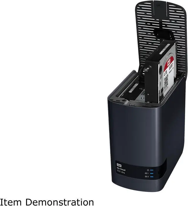 Alt view image 5 of 6 - WD 20TB My Cloud EX2 Ultra Network Attached Storage - WDBVBZ0200JCH-NESN
