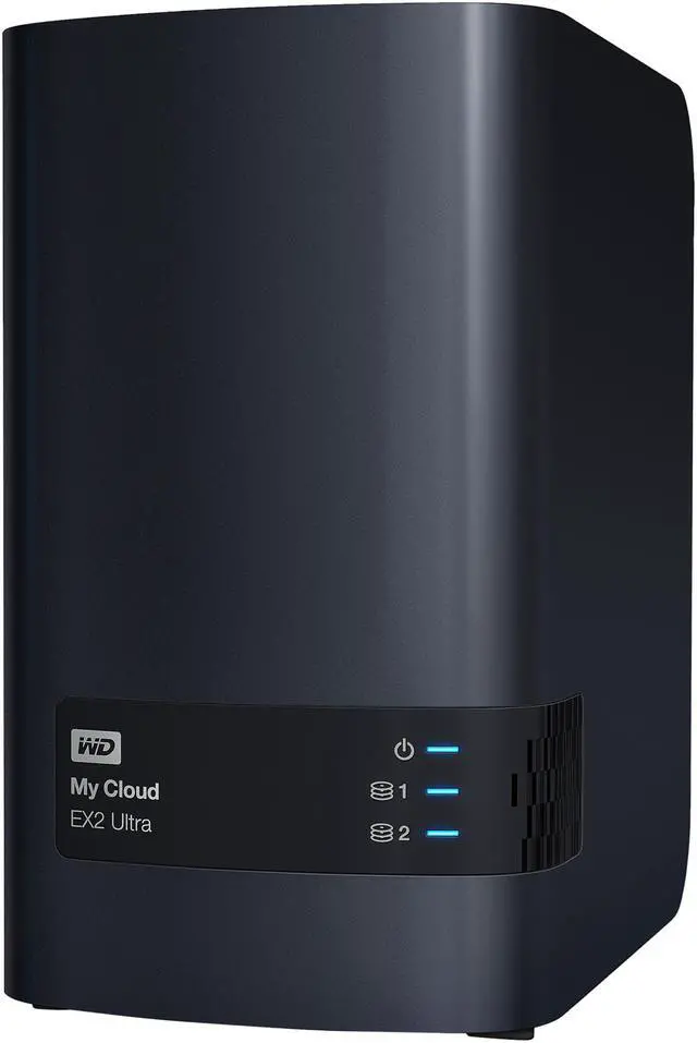Alt view image 3 of 6 - WD 20TB My Cloud EX2 Ultra Network Attached Storage - WDBVBZ0200JCH-NESN