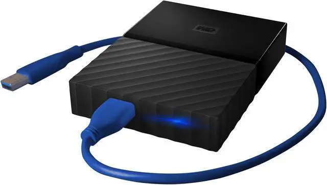 Alt view image 5 of 6 - WD 4TB My Passport Portable Gaming Hard Drive - USB 3.0 - WDBZGE0040BBK-NESN