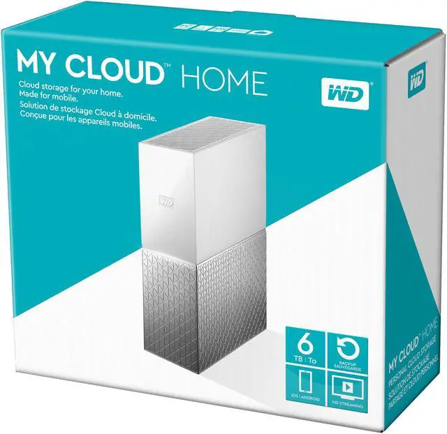 Alt view image 8 of 8 - WD 6TB My Cloud Home Personal Cloud Storage - for PC/Windows & Mac (WDBVXC0060HWT-NESN)