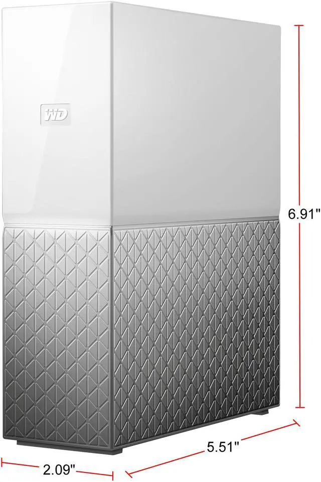 Alt view image 4 of 8 - WD 6TB My Cloud Home Personal Cloud Storage - for PC/Windows & Mac (WDBVXC0060HWT-NESN)