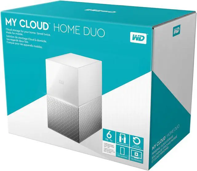 Alt view image 8 of 10 - WD 6TB My Cloud Home Duo Personal Cloud Storage (iOS/Android & Mac/PC Compatible) - (WDBMUT0060JWT-NESN)