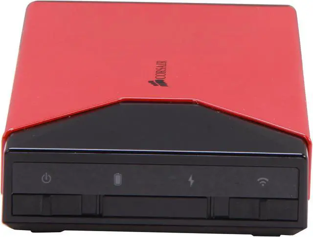 Alt view image 2 of 5 - Corsair Voyager Air 1TB External Hard Drive CMFAIR-RED-1000-NA Red