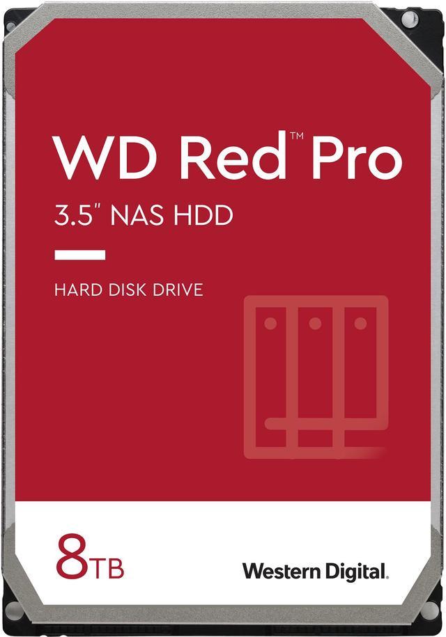 WESTERN DIGITAL 8TB RED PRO 3.5 SATA 256 MB, stockage camera ip