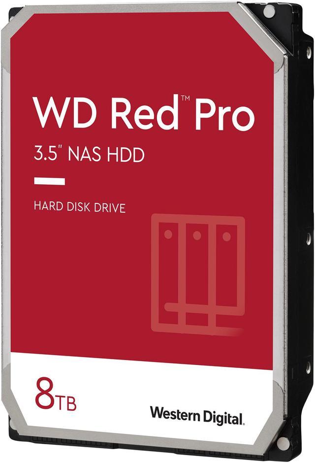 WD Red Pro 8TB 3.5-Inch SATA III 7200rpm 128MB Cache NAS Internal Hard  Drive (WD8001FFWX)