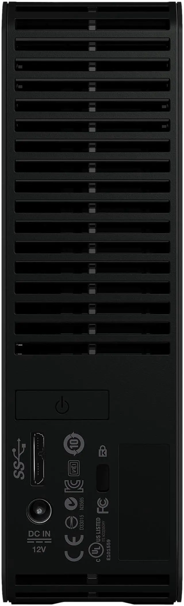 Alt view image 5 of 7 - WD Elements 10TB USB 3.0 Desktop External Hard Drive WDBWLG0100HBK-NESN Black