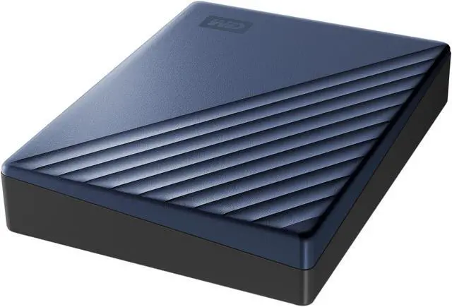 Alt view image 7 of 8 - WD 4TB Blue My Passport Ultra Portable Storage External Hard Drive USB-C for PC/Windows (WDBFTM0040BBL-WESN)