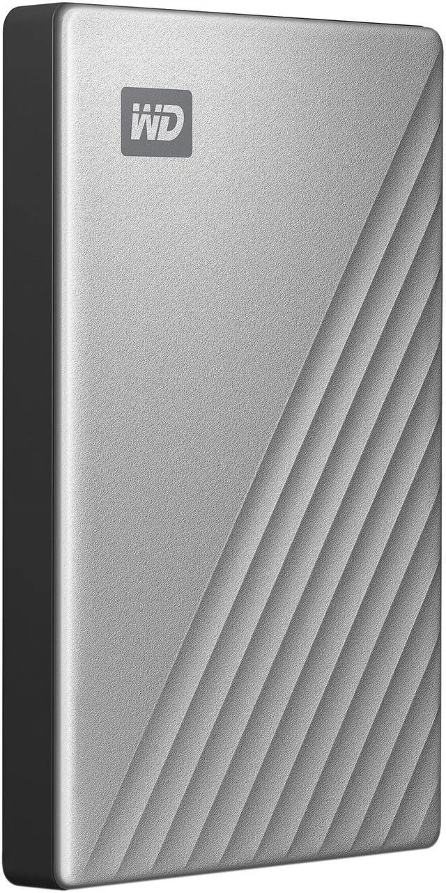 Alt view image 2 of 7 - WD 2TB Silver My Passport Ultra Portable Storage External Hard Drive USB-C for Mac (WDBKYJ0020BSL-WESN)
