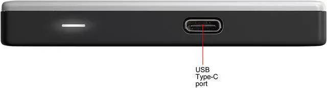 Alt view image 4 of 7 - WD 2TB Silver My Passport Ultra Portable Storage External Hard Drive USB-C for Mac (WDBKYJ0020BSL-WESN)