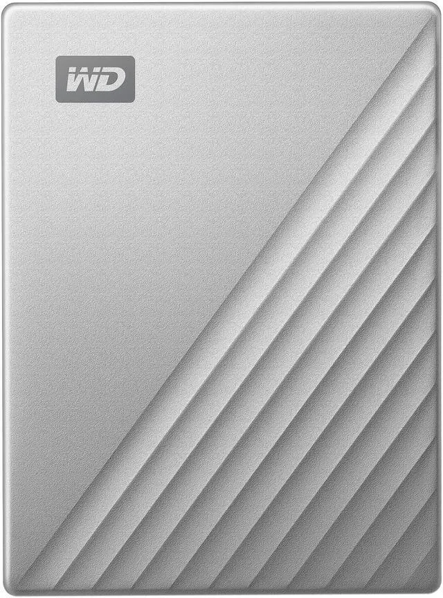 Alt view image 2 of 5 - WD 4TB Silver My Passport Ultra Portable Storage External Hard Drive USB-C for Mac (WDBPMV0040BSL-WESN)
