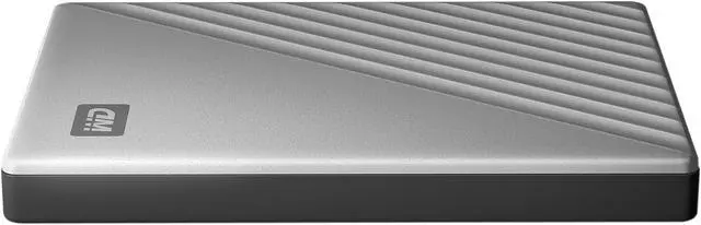 Alt view image 6 of 10 - WD 1TB Silver My Passport Ultra Portable Storage External Hard Drive USB-C for PC/Windows (WDBC3C0010BSL-WESN)