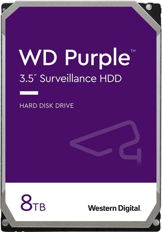Disque Dur Interne 8 TO 3.5 - Vidéo Surveillance Western Purple