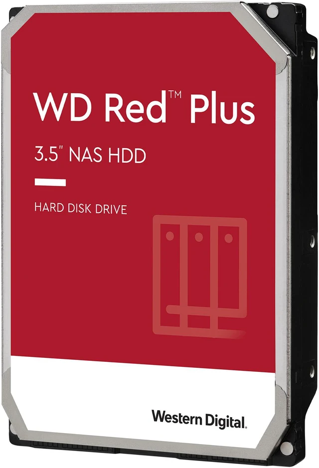Alt view image 5 of 10 - WD Red Plus 12TB NAS Hard Disk Drive - 5400 RPM Class SATA 6Gb/s, CMR, 256MB Cache, 3.5 Inch - WD120EFAX