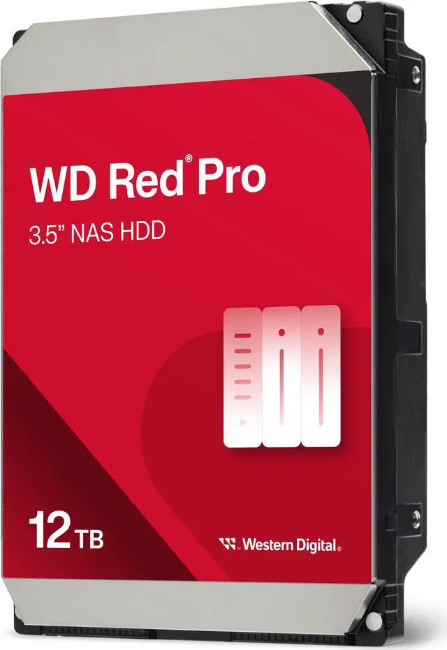 Alt view image 3 of 3 - WD Red Pro WD121KFBX 12TB 7200 RPM 256MB Cache SATA 6.0Gb/s 3.5" Internal Hard Drive Bare Drive