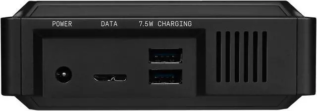 Alt view image 8 of 12 - WD Black 8TB D10 Game Drive Desktop External Hard Drive for PS4/Xbox One/PC/Mac USB 3.2 (WDBA3P0080HBK-NESN)