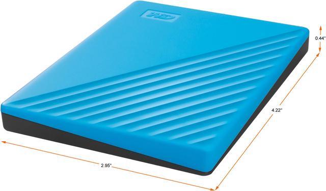 Alt view image 5 of 7 - WD 2TB My Passport Portable Storage External Hard Drive USB 3.2 for PC/MAC Blue (WDBYVG0020BBL-WESN)