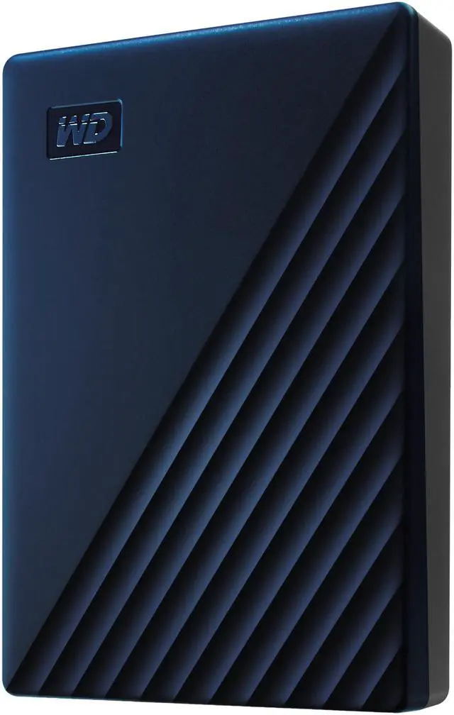Alt view image 2 of 7 - WD 4TB My Passport for Mac Portable External Hard Drive Storage USB-C/USB-A 3.2 - Midnight Blue (WDBA2F0040BBL-WESN)