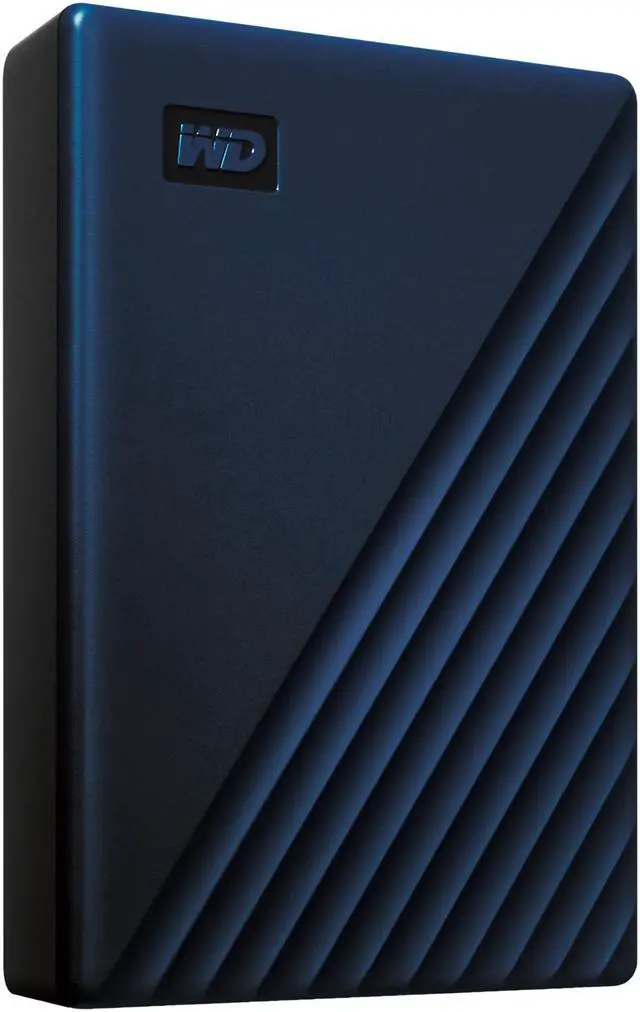 Alt view image 3 of 7 - WD 4TB My Passport for Mac Portable External Hard Drive Storage USB-C/USB-A 3.2 - Midnight Blue (WDBA2F0040BBL-WESN)
