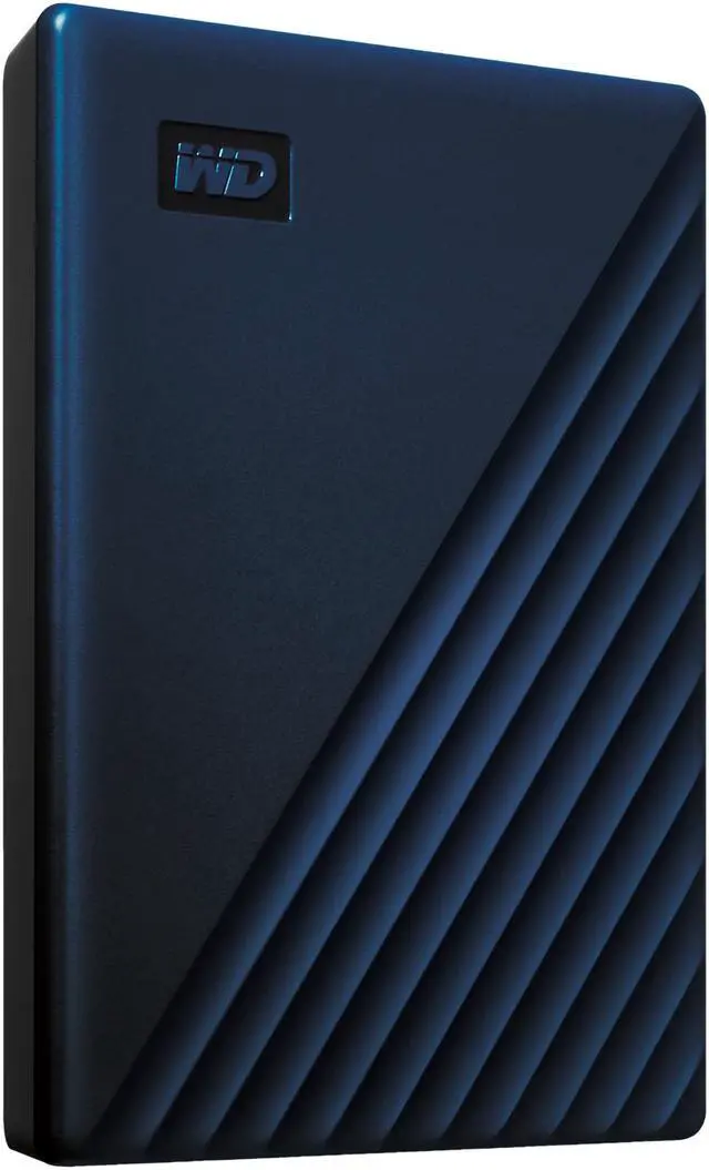 Alt view image 3 of 6 - WD 2TB My Passport for Mac Portable External Hard Drive Storage USB-C/USB-A 3.2 - Midnight Blue (WDBA2D0020BBL-WESN)