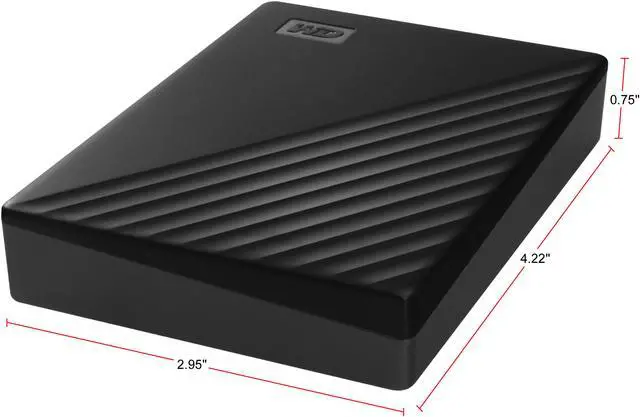Alt view image 5 of 7 - WD 5TB My Passport Portable Storage External Hard Drive USB 3.2 for PC/MAC Black (WDBPKJ0050BBK-WESN)