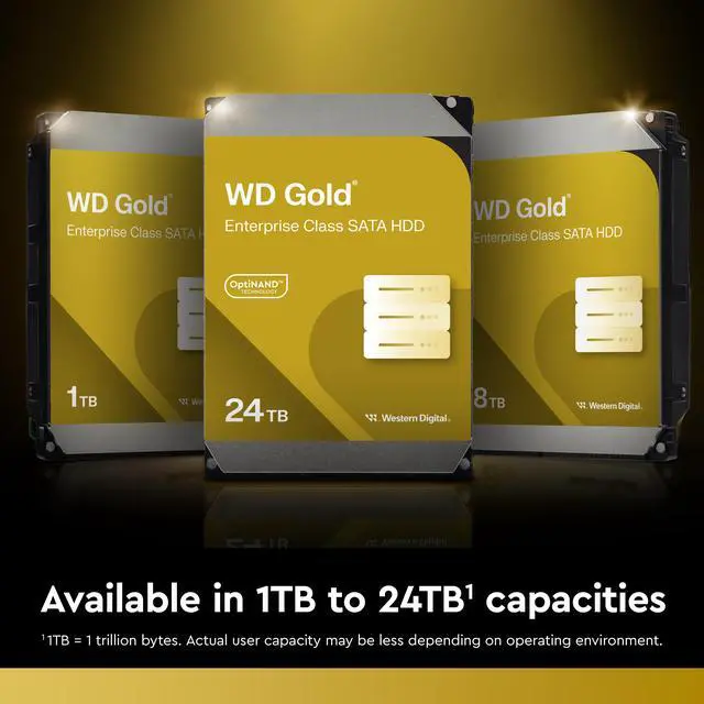 Alt view image 5 of 8 - WD Gold 10TB Enterprise Class Hard Disk Drive - 7200 RPM Class SATA 6Gb/s 256MB Cache 3.5 Inch - WD102KRYZ