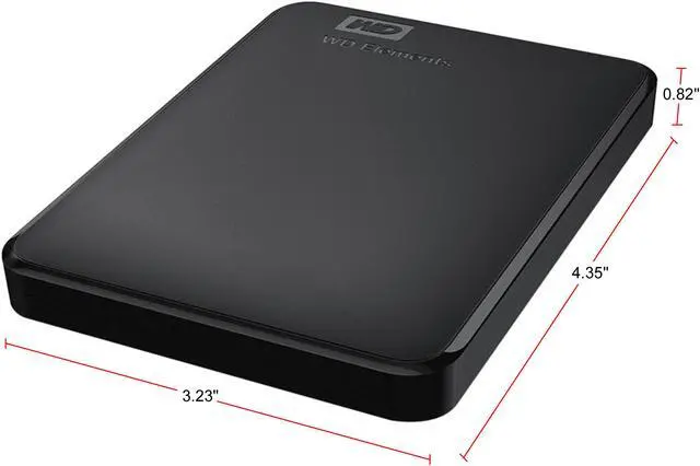 Alt view image 9 of 12 - WD 5TB Elements Portable Storage USB 3.0 Model WDBU6Y0050BBK-WESN Black